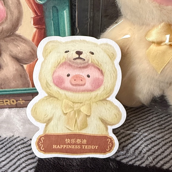 Lulu the Piggy Vintage Teddy Shop plush - Picture 2 of 4